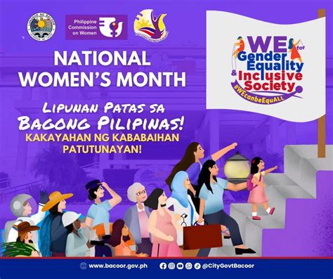 Kalalakihan may papel din sa Women’s Month .